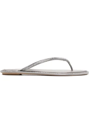 RENE CAOVILLA Crystal thong-strap sandals