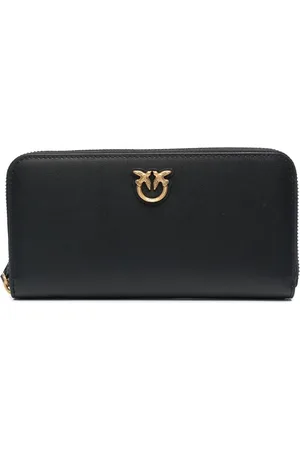 Pinko Logo-plaque leather wallet