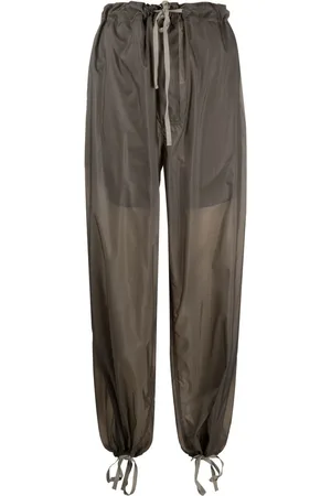 Maison Margiela Drawstring-waist wide-leg trousers