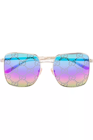 Gucci Women Sunglasses - GG-monogram square-frame sunglasses