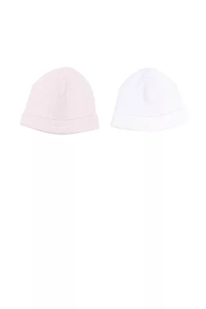 Givenchy Greta-print logo-stamp knit hat (pack of 2)