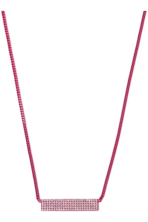 Eera 18kt white gold Long Beach diamond necklace