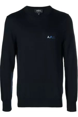 A.P.C. Logo-embroidered sweater