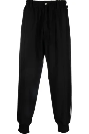 Y-3 Drawstring tapered track pants