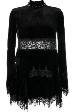 Roberto Cavalli Lace-panel minidress