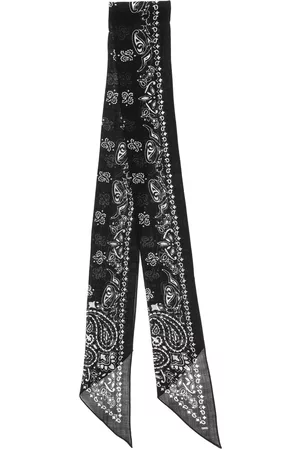 Saint Laurent Women Scarves - Paisley print scarf