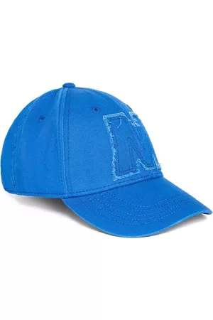 Marni Boys Caps - Logo-patch cotton cap