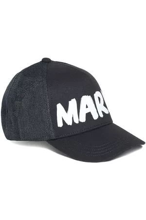Marni Boys Caps - Logo-print mesh cap