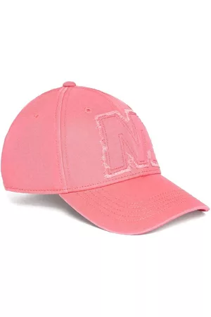 Marni Boys Caps - Logo-patch cotton cap