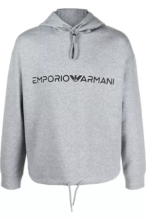 Emporio armani grey hoodie best sale