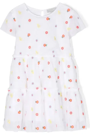 Stella McCartney Floral-print tiered dress