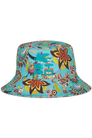 Etro Men Hats - Floral-print bucket hat