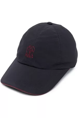 Brunello Cucinelli Men Caps - Logo-embroidered cap