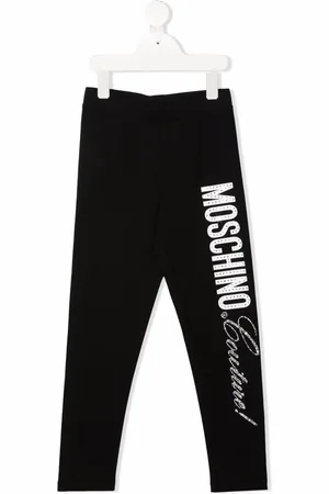 Moschino Logo-print leg trousers