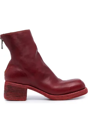 GUIDI Square-toe ankle boots