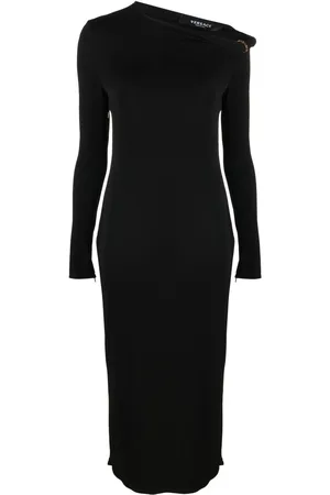 VERSACE Long-sleeve midi dress
