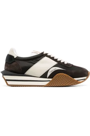 Tom Ford James panelled flatform sneakers