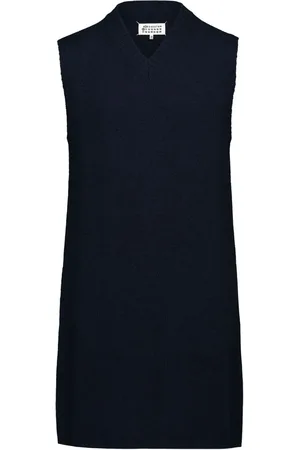 Maison Margiela V-neck knitted minidress