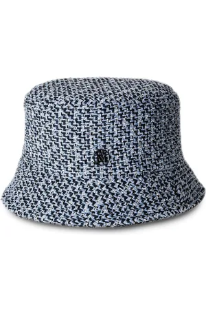 Le Mont St Michel Tweed-trim bucket hat