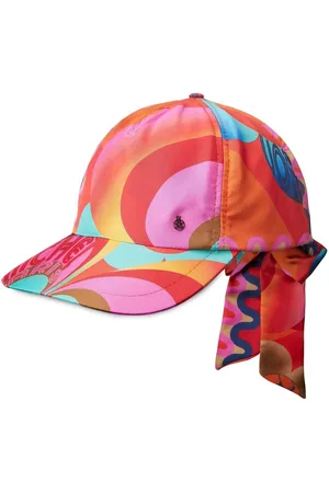 Le Mont St Michel Silk abstract-print baseball cap
