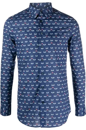 Etro Graphic-print long-sleeve shirt