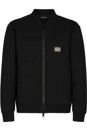 Dolce & Gabbana Logo-tag piqué track jacket