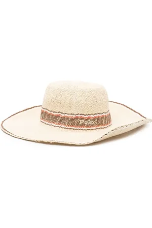Ralph Lauren Embroidered straw hat