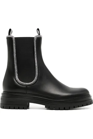 Gianvito Rossi Crystal Chester ankle boots