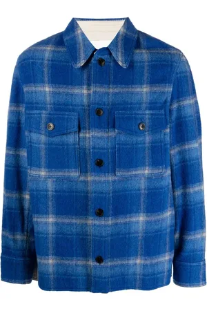 Isabel Marant Gervon checked shirt jacket