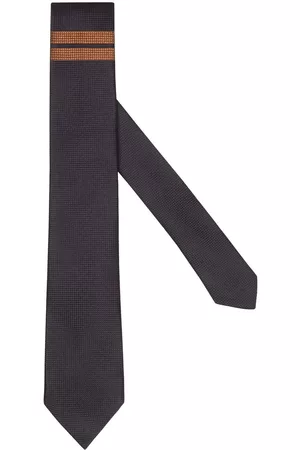 Z Zegna Signifier jacquard silk tie