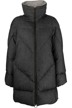 ELEVENTY Quilted shearling-lined coat