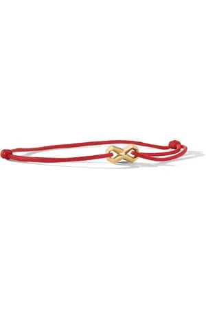 David Yurman 18kt yellow Infinity Link cord bracelet (9mm)