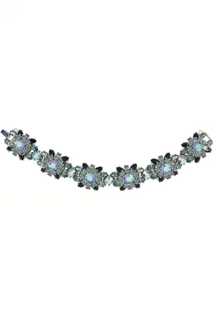 Susan Caplan 1960s Swarovski crystal bracelet