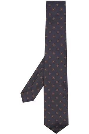 BARBA Men Bow Ties - Embroidered silk tie