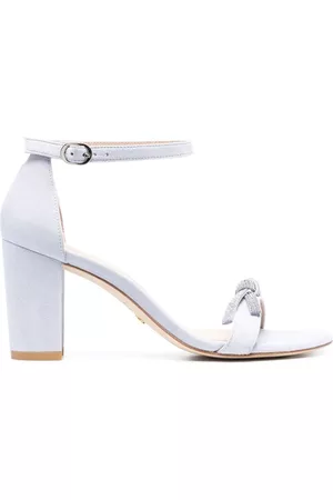Stuart Weitzman NearlyNude SW Bow 85mm sandals