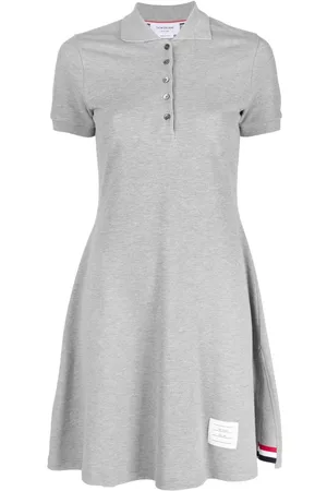 Thom Browne Pique flared tennis dress