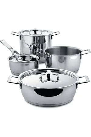 Alessi Pots & Pans seven-piece cookware set