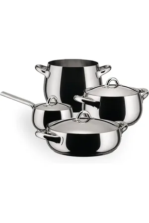 Alessi Mami seven-piece cookware set