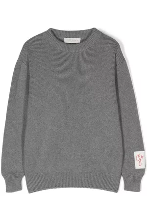 Golden Goose Logo-appliqué crew neck sweater