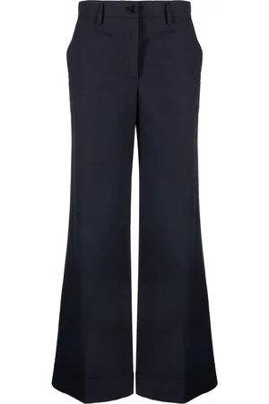 P.A.R.O.S.H. Mid-rise wide-leg trousers