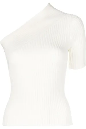 AERON One-shoulder knitted top