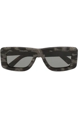 Retrosuperfuture Tortoiseshell-effect rectangle-frame sunglasses