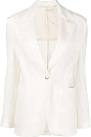 Palm Angels Side-stripe notched-lapels blazer