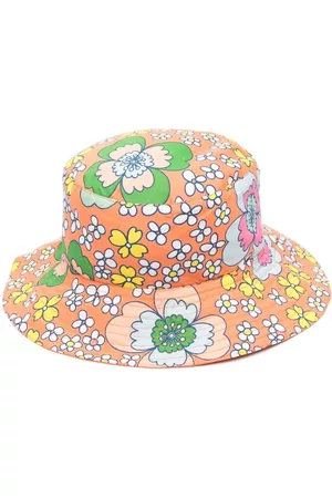 Stella McCartney Hats - Floral-print bucket hat