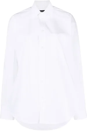 Balenciaga Hourglass-shape long-sleeve shirt