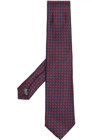Dunhill Ring-print silk tie