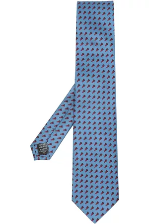 Dunhill Abstract-print silk tie