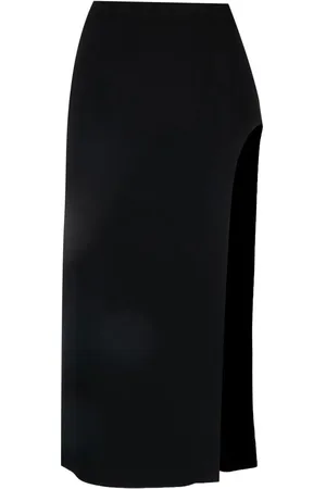 GIUSEPPE DI MORABITO High-waisted side-slit skirt