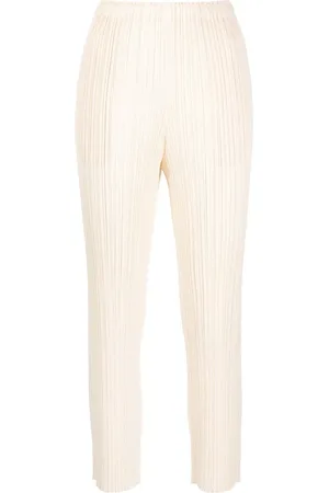 PLEATS PLEASE ISSEY MIYAKE Pleated cropped trousers