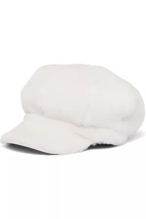 Prada Newsboy shearling cap